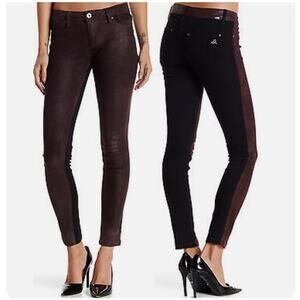 DL1961 Emma Rider Lamb Leather Interlining Leggings 28